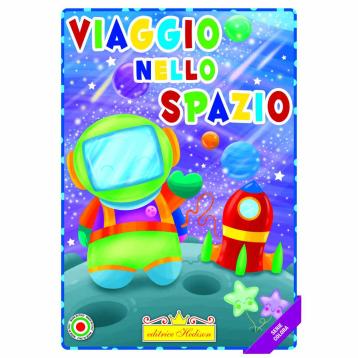 Libro viaggio nello spazio - serie colora
