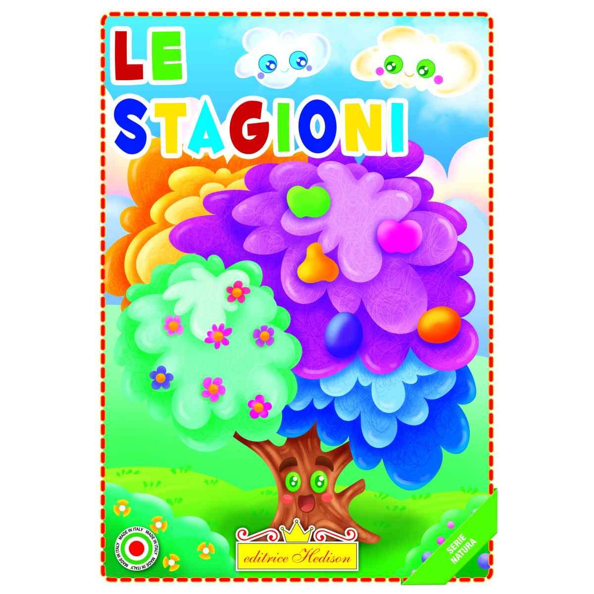 Libro le stagioni da colorare