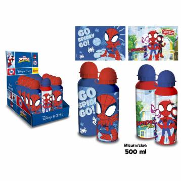 Borraccia in alluminio 500ml spidey