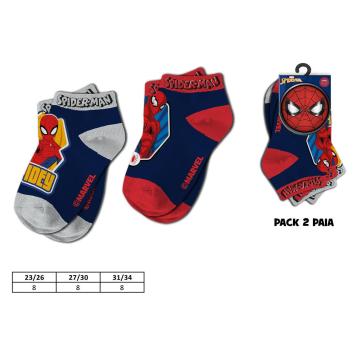 Calzini mini 2 paia spiderman