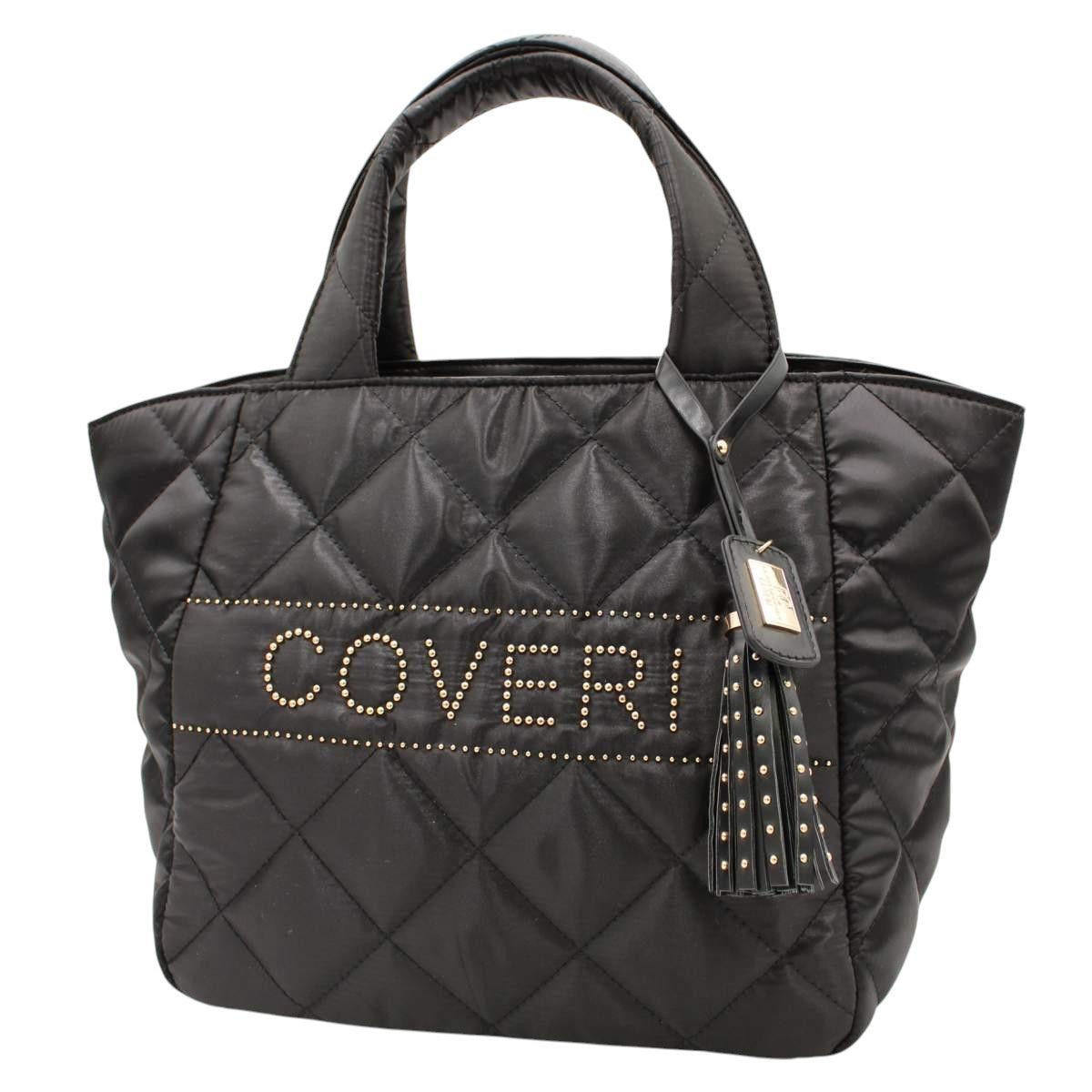 Borsa donna shopping tessuto trapuntato linea Overton Enrico Coveri
