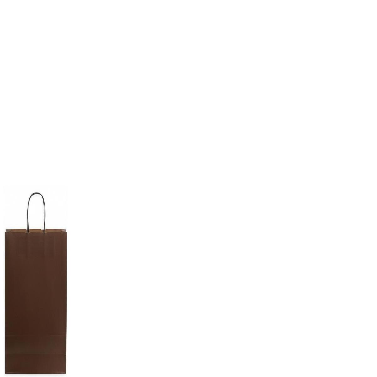 Shopper in carta h.39,5 x l.14 x p.8,5 cm colore marrone