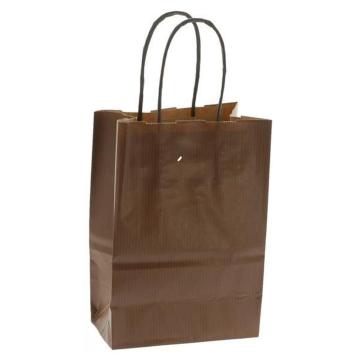 Shoppers carta porta bottiglie colore marrone h 39,5 x l 14 x p 8,5
