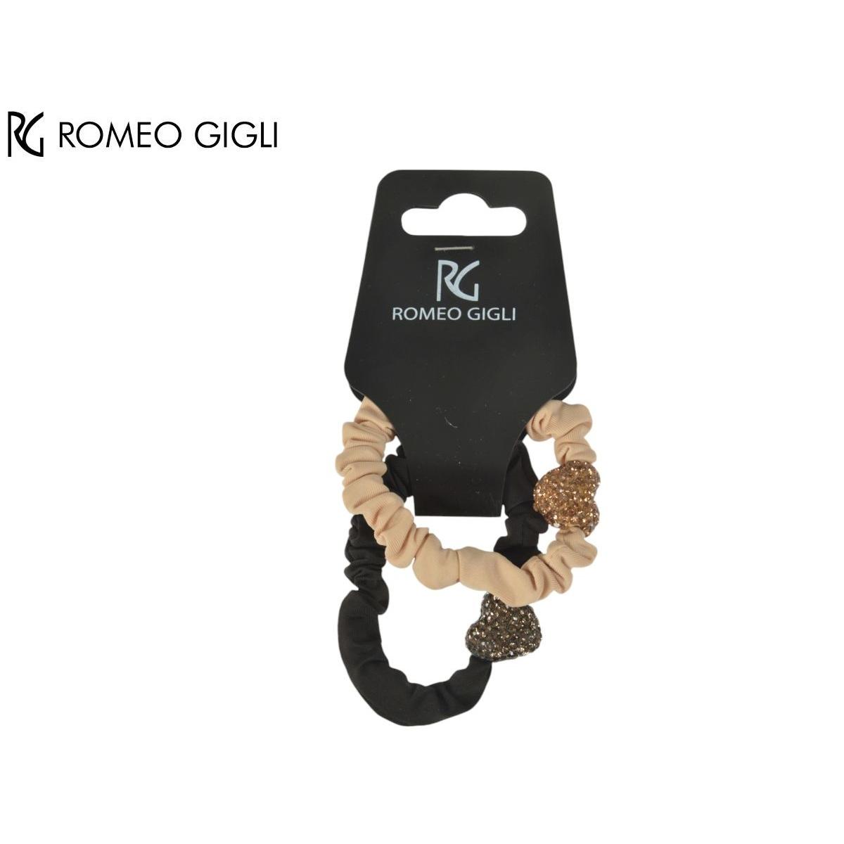Elastico capelli  Romeo Gigli beige / nero 8726
