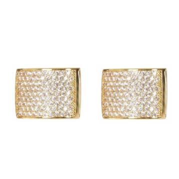 Orecchini donna dorati con brillantini Romeo Gigli