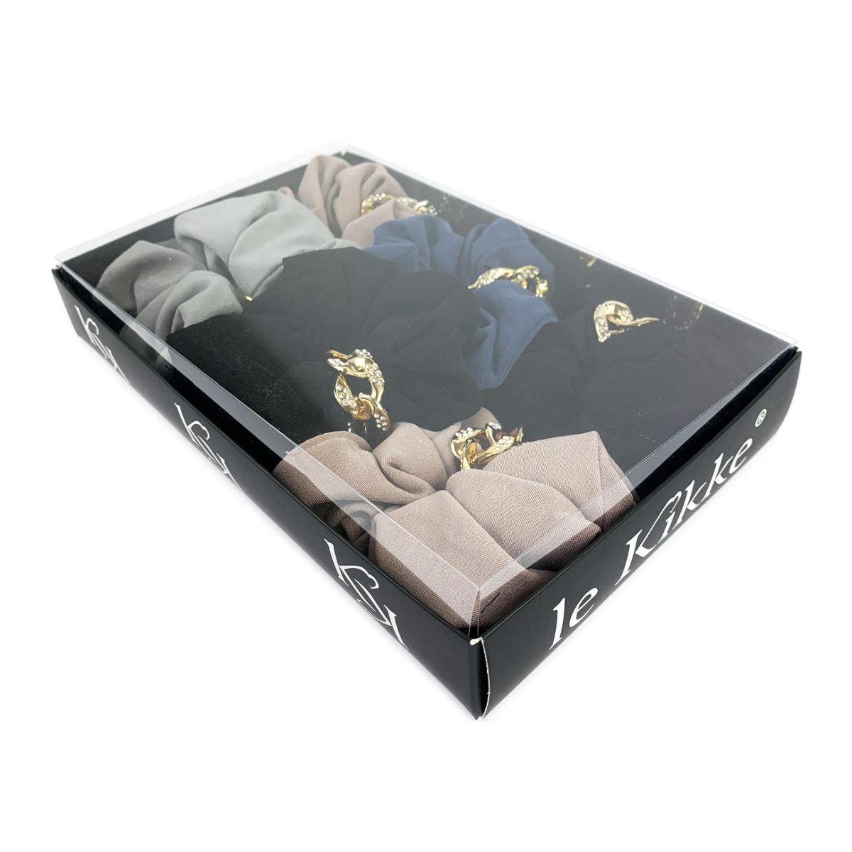 Scrunchies donna con catena strass Le Kikke