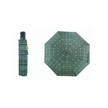 Ombrello open-close fantasia scozzese antivento Blue Drop