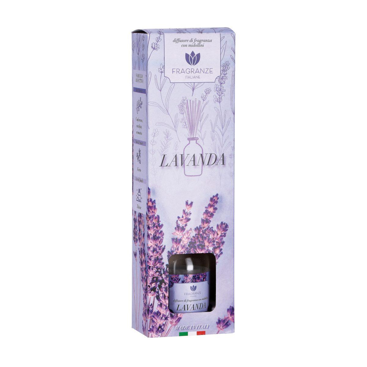 Diffusore di fragranza con midollini Lavanda 100ml