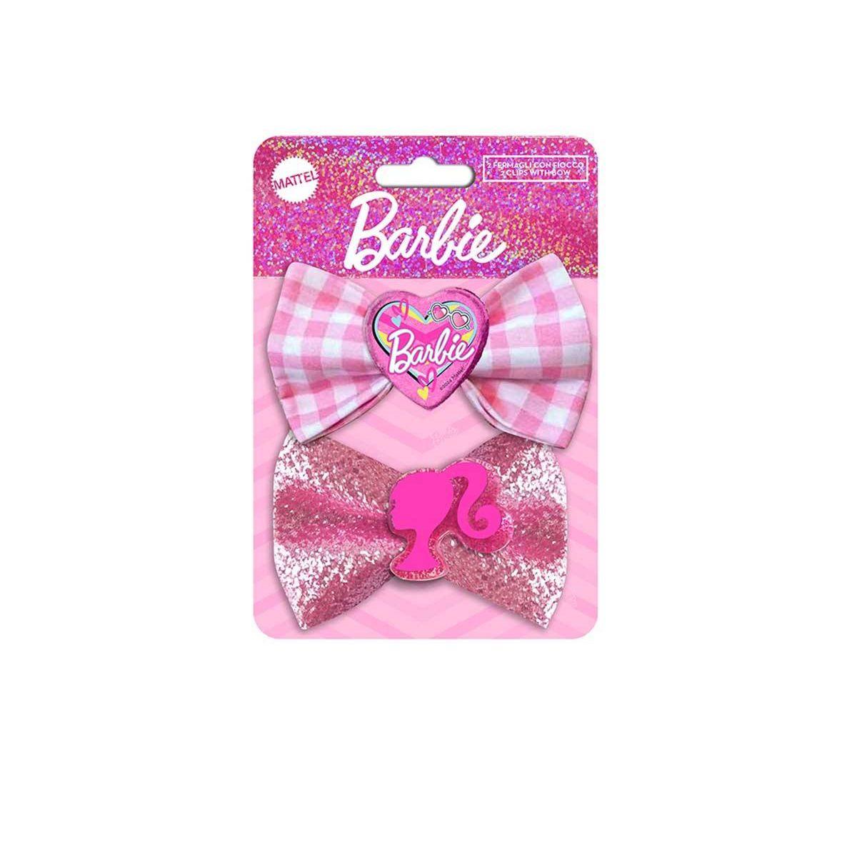 Due mollette fiocco Barbie