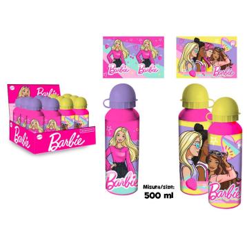 Borraccia in alluminio 500 ml barbie