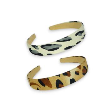 Cerchietto donna animalier in confezione da 2 pezzi