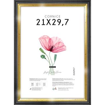 Cornice portafoto black gold 21x29,7 cm a4