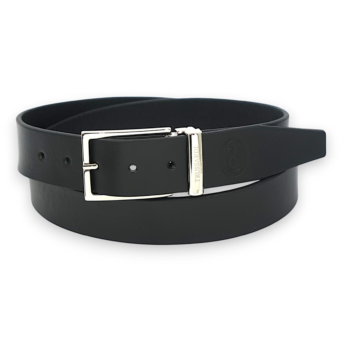 Cintura uomo Trussardi Collection in toro unico strato