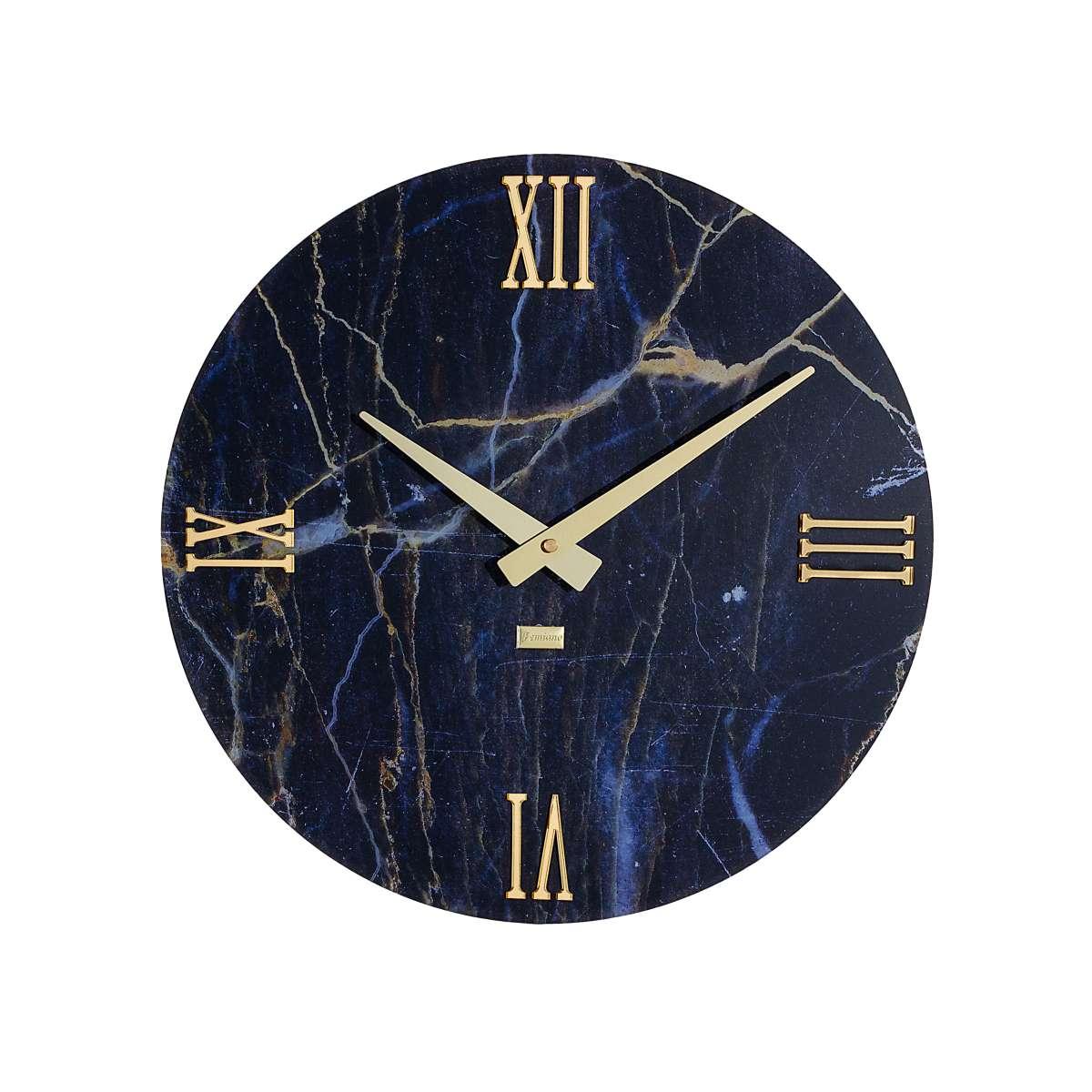 Orologio da parete in plex colore ossidiana diametro 40cm