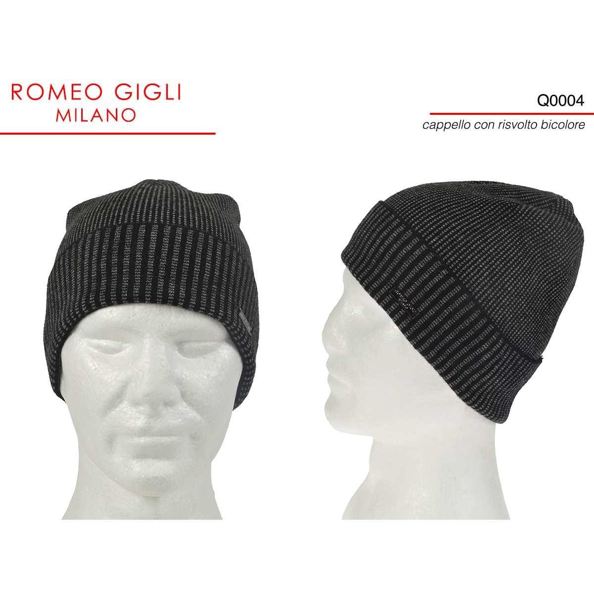 Cappello uomo con risvoltino Romeo Gigli Milano