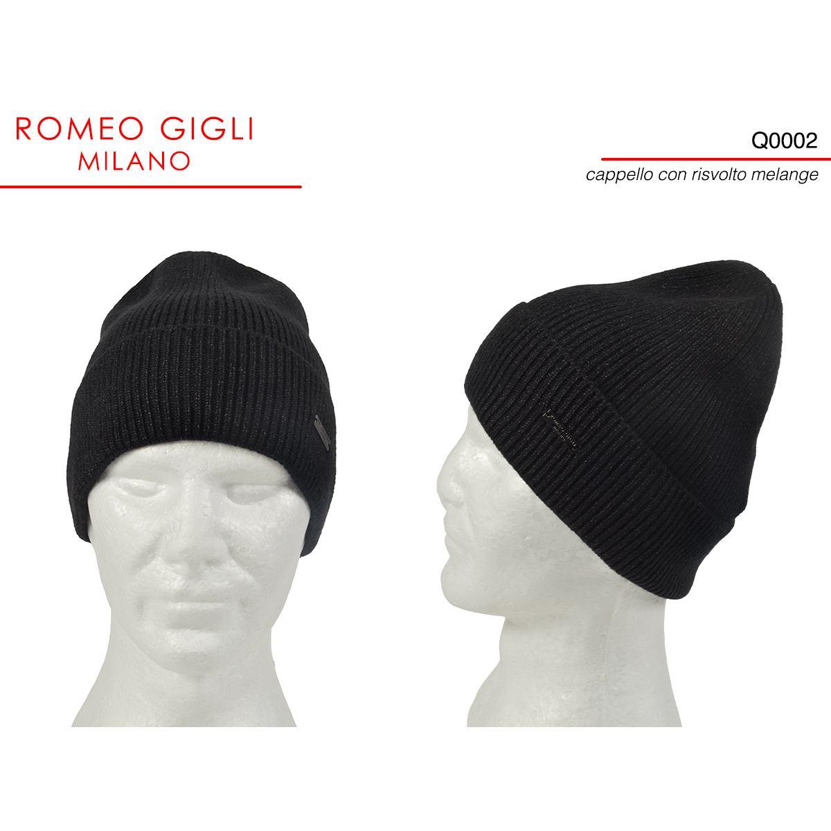 Cappello uomo con risvoltino Romeo Gigli Milano