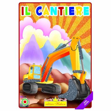 Libro da colorare il cantiere serie colora