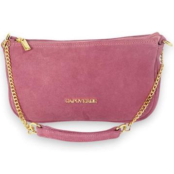Borsetta Capoverde made in Italy in vera pelle camoscio idrorepellente
