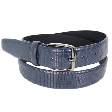 Cintura uomo materiale pelle volonato stampa quadretti Made in Italy