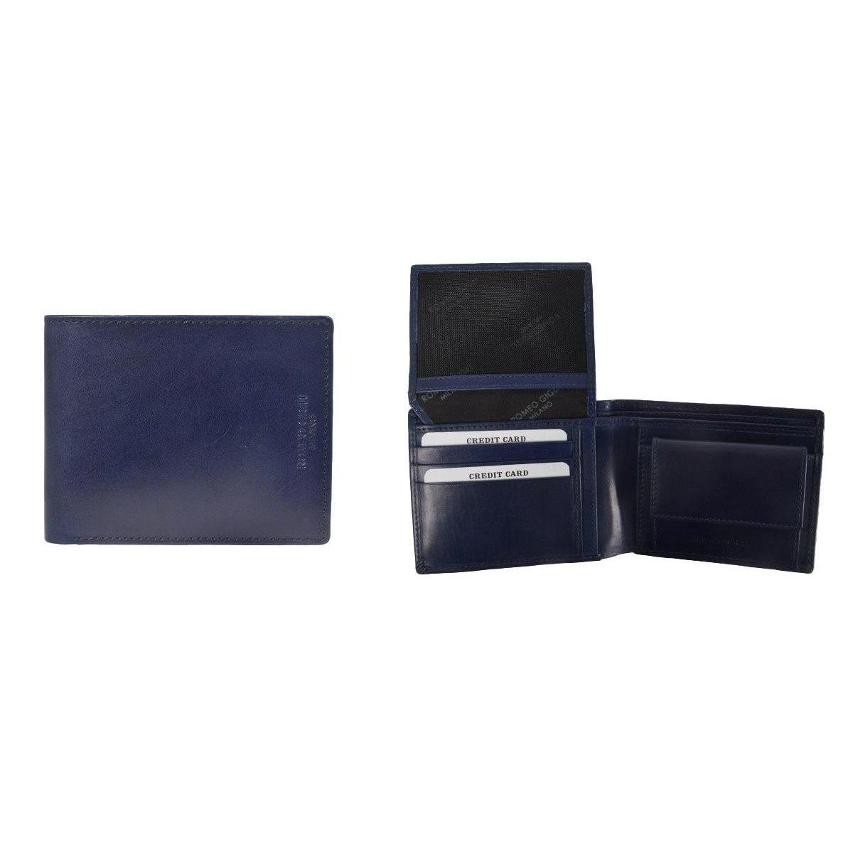 Portafogli uomo in pelle linea Lewis Romeo Gigli Milano