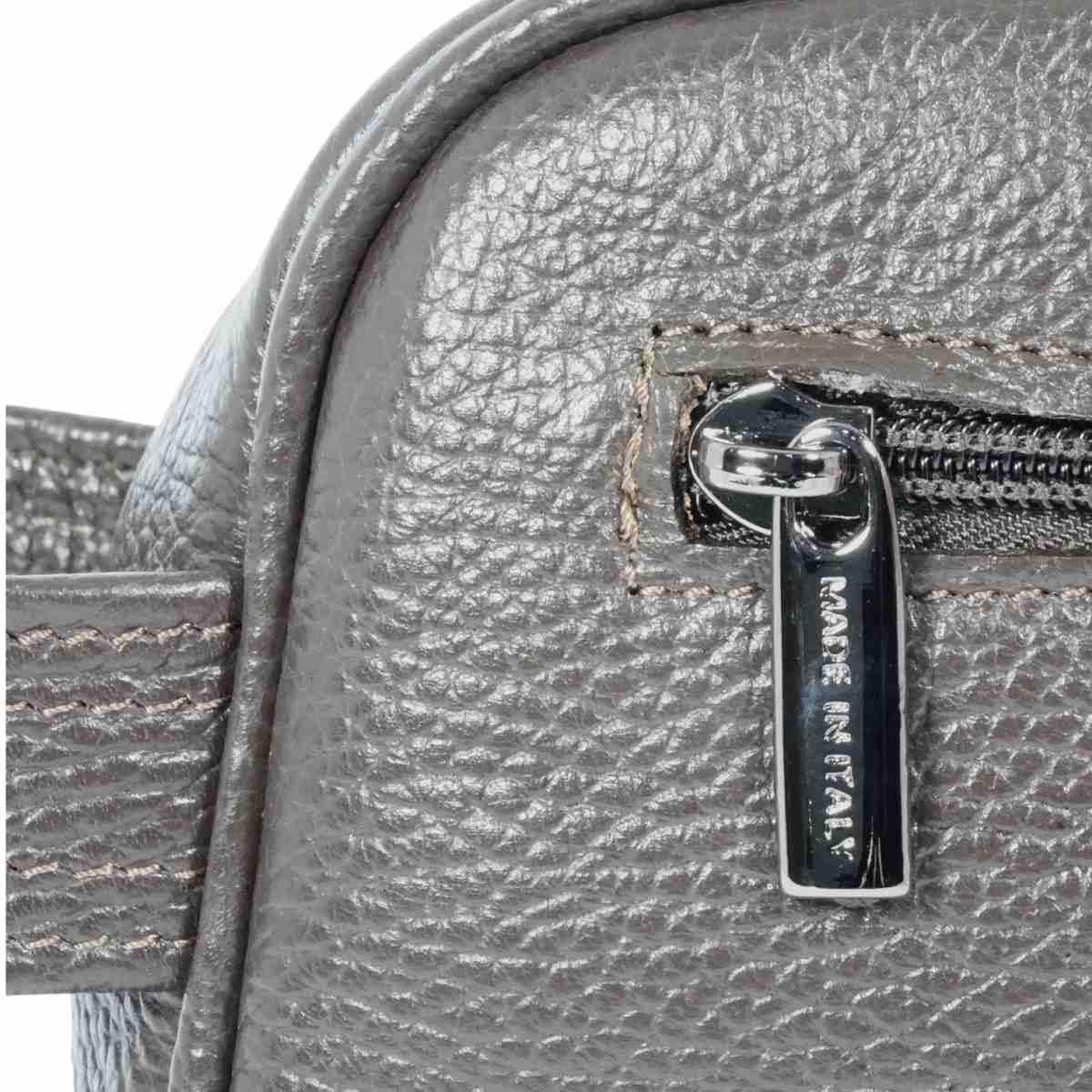 Pouchette con manico uomo in vera pelle Capoverde Made in Italy