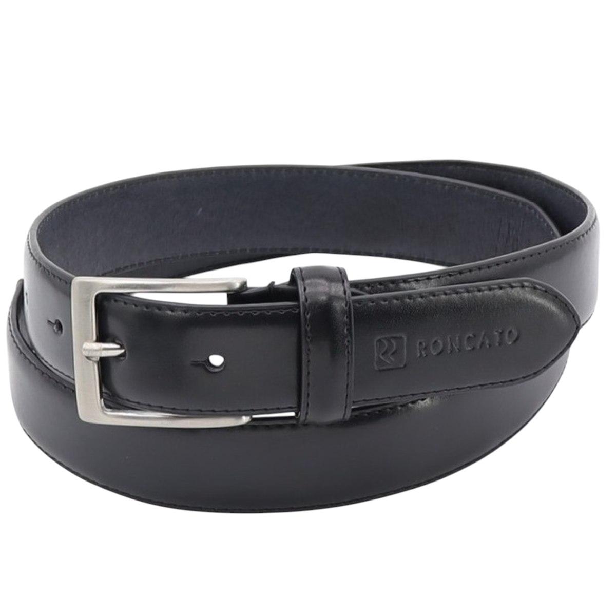 Cintura uomo Roncato in pelle box made in italy