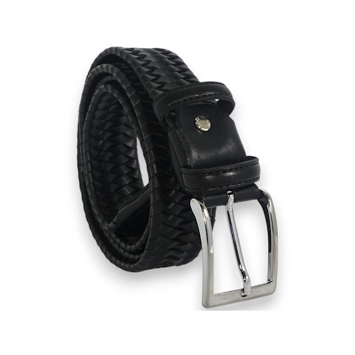 Cintura uomo Roncato in treccia pelle Made in Italy