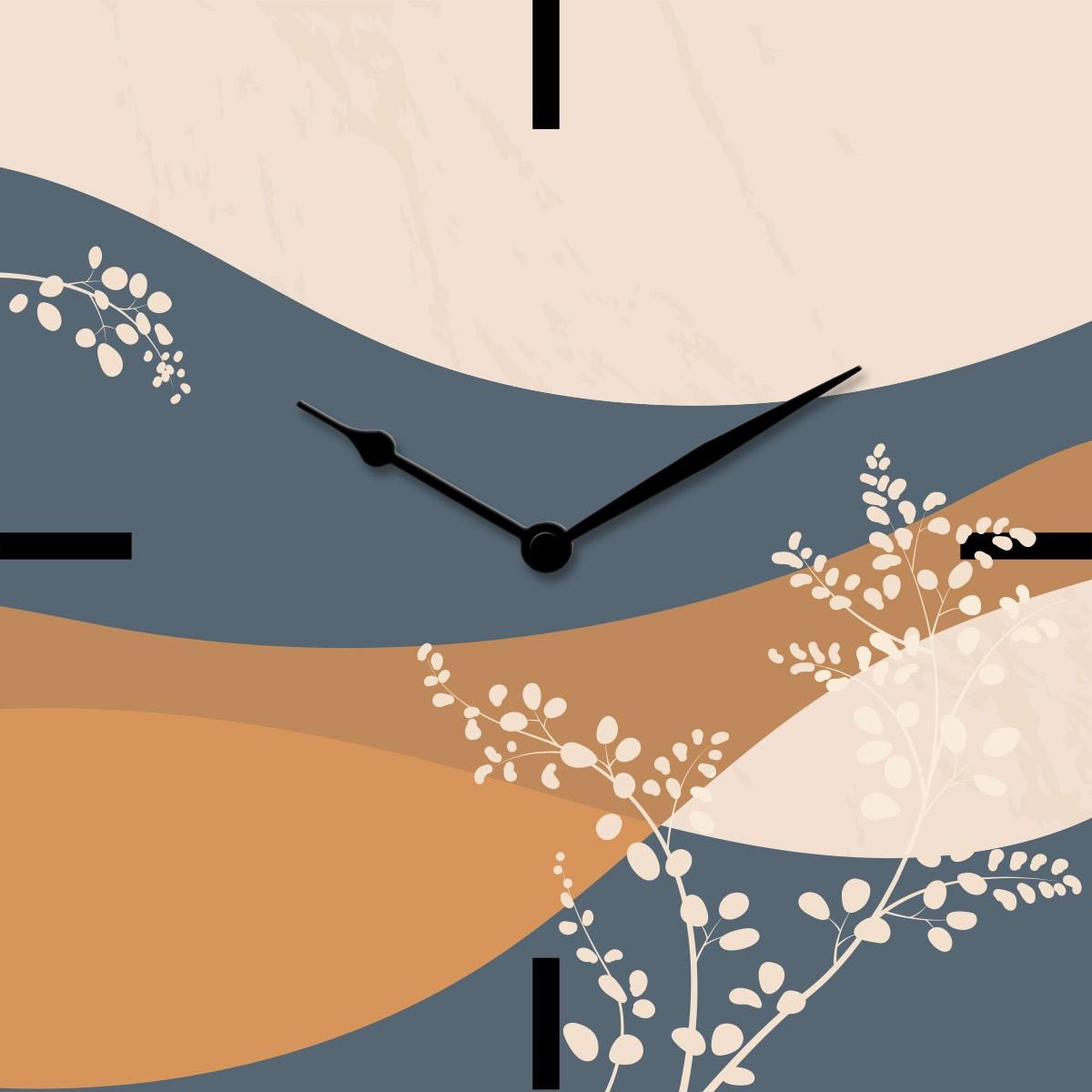 Orologio da parete 30x30 cm oriental style beige Lupia