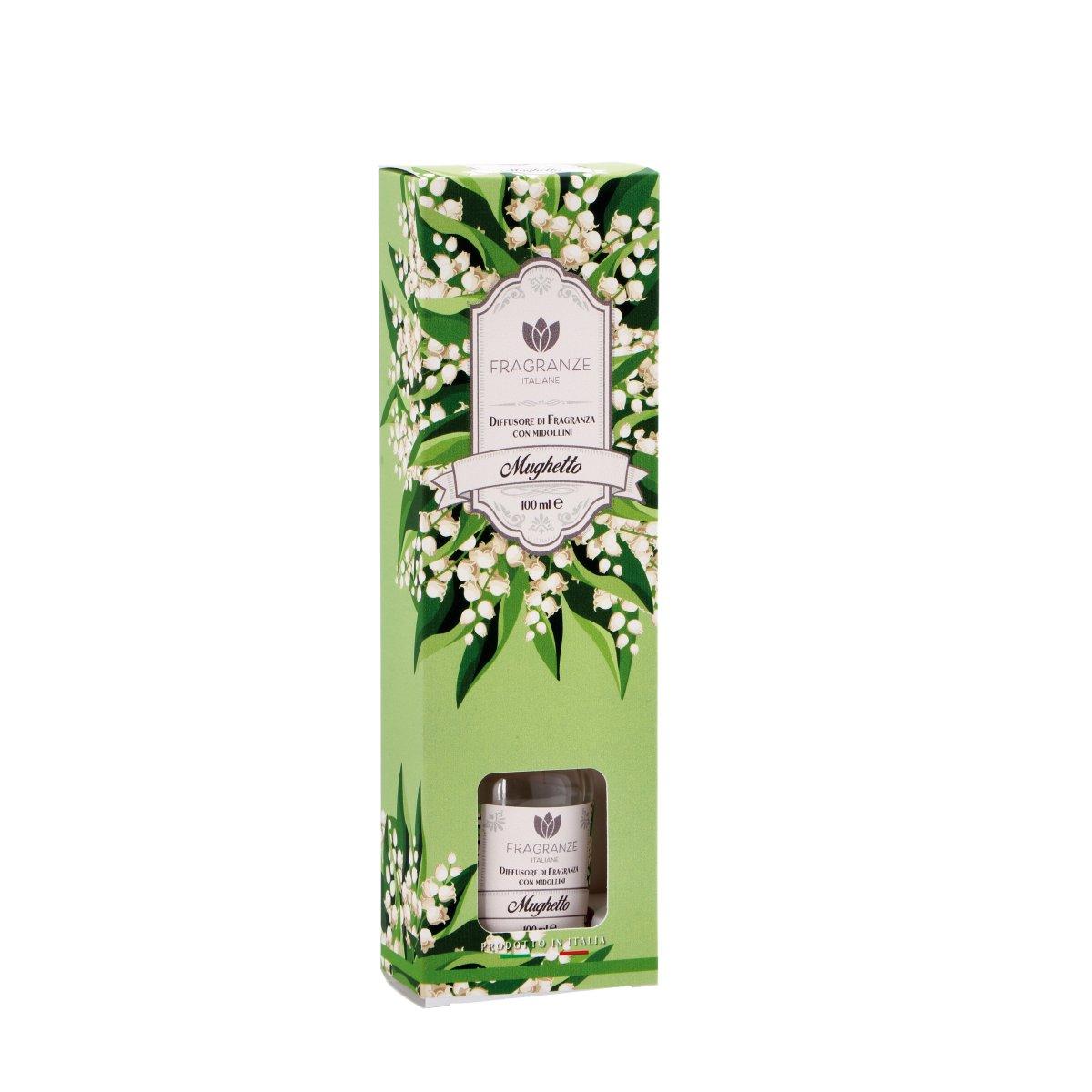 Diffusore di fragranza con midollini Botanica Mughetto 100 ml.