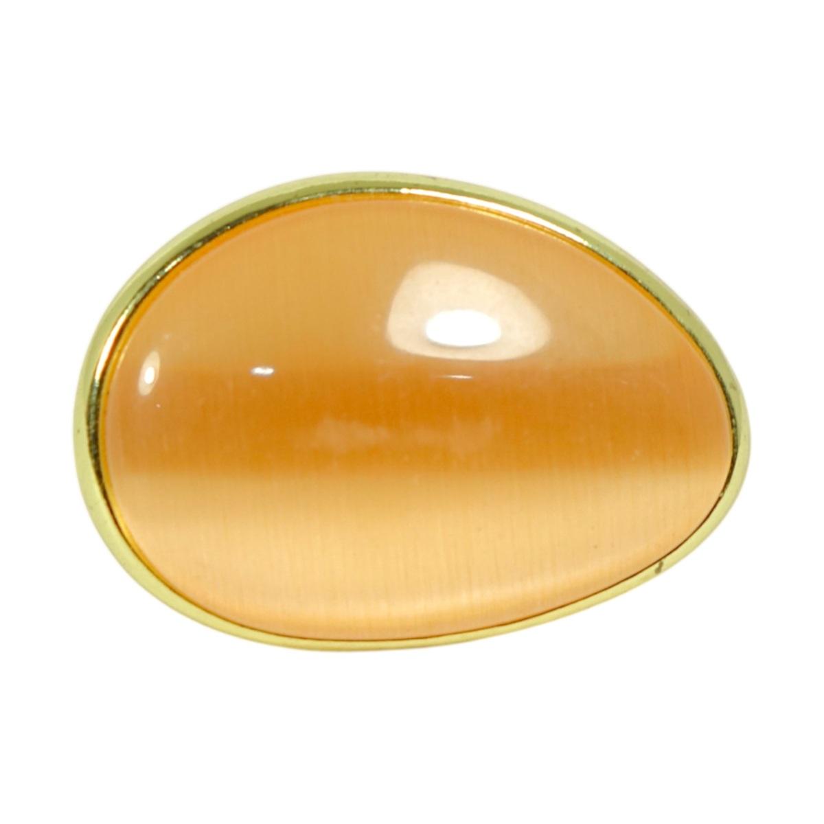 Anello regolabile liscio pietra singola