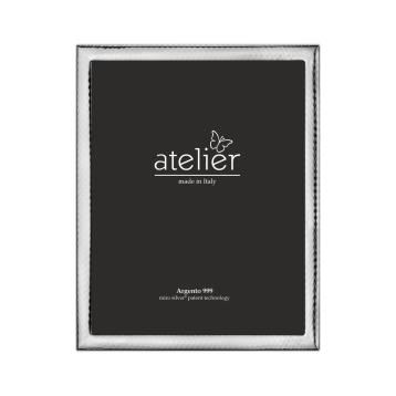 Portafoto atelier fascia narrow argento  20x25 cm