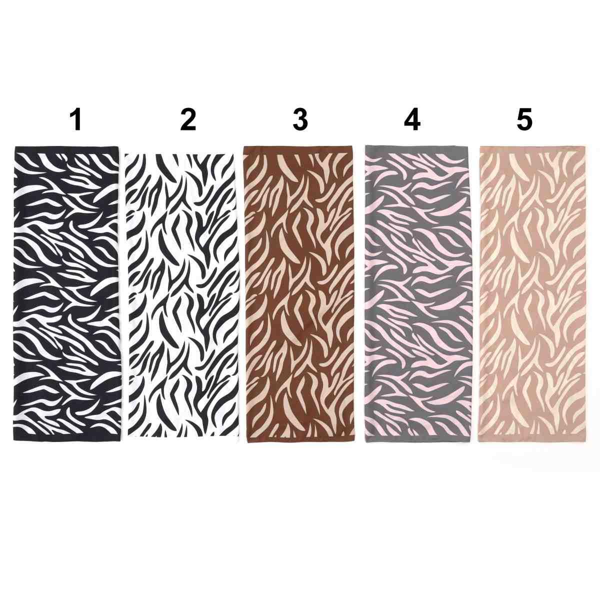 Foulard donna in seta zebrato Gai Mattiolo