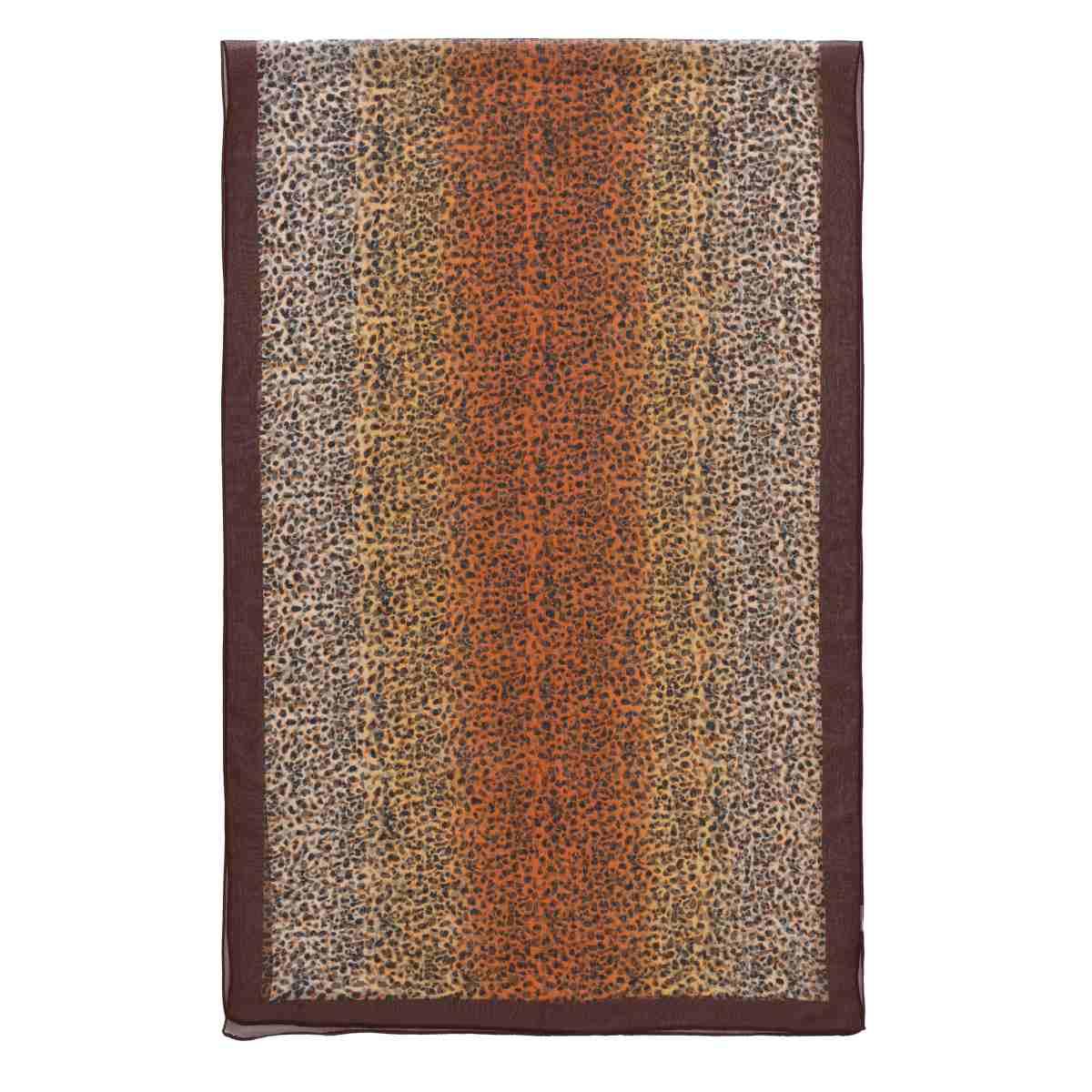 Sciarpa donna in poliestere animalier Gai Mattiolo