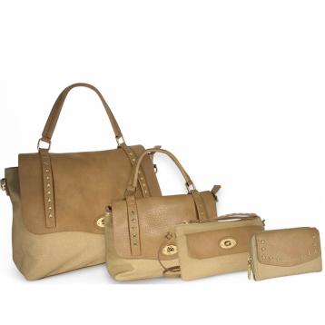 Set 4 pezzi donna Naj-Oleari in colori assortiti<br />Borsa, Borsetta, Pochette e Portafogli