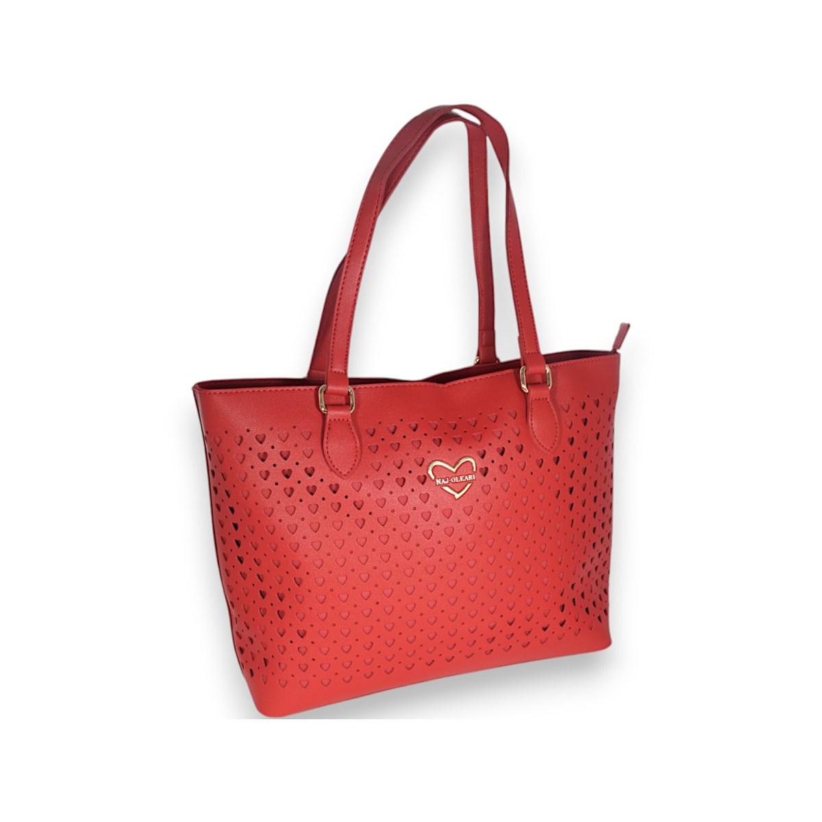 Set 3 pezzi donna NAJ-OLEARI Borsa,Borsetta e Portafogli con tracollina