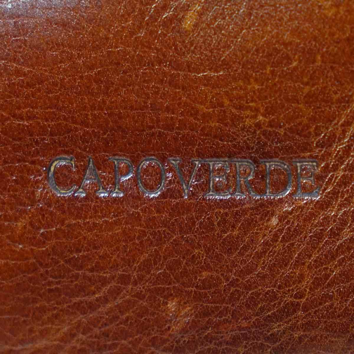 Pouchette uomo con manico in vero cuoio Capoverde Made in Italy