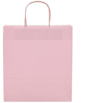 Shopper in carta h.49 x l.55 x p.15 cm colore rosa