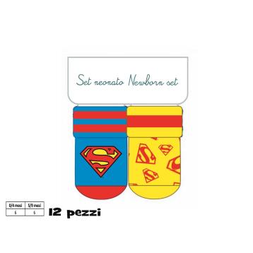 Calzini mini 2 paia superman