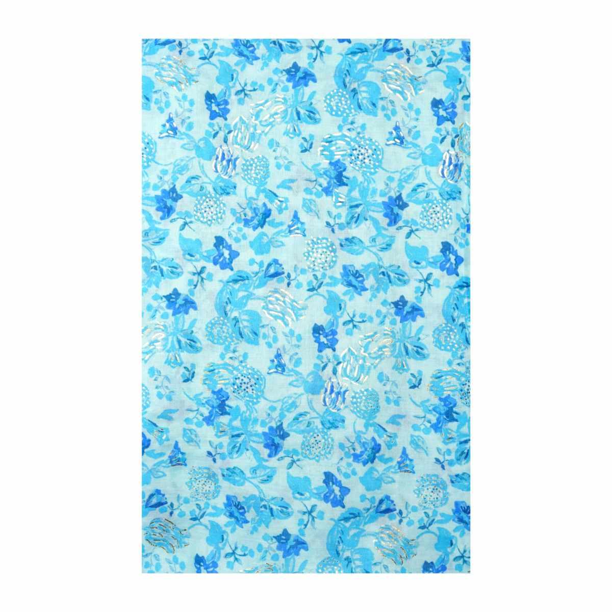 Sciarpa donna in viscosa motivo floreale con dettagli dorati Martissima by Marta Marzotto