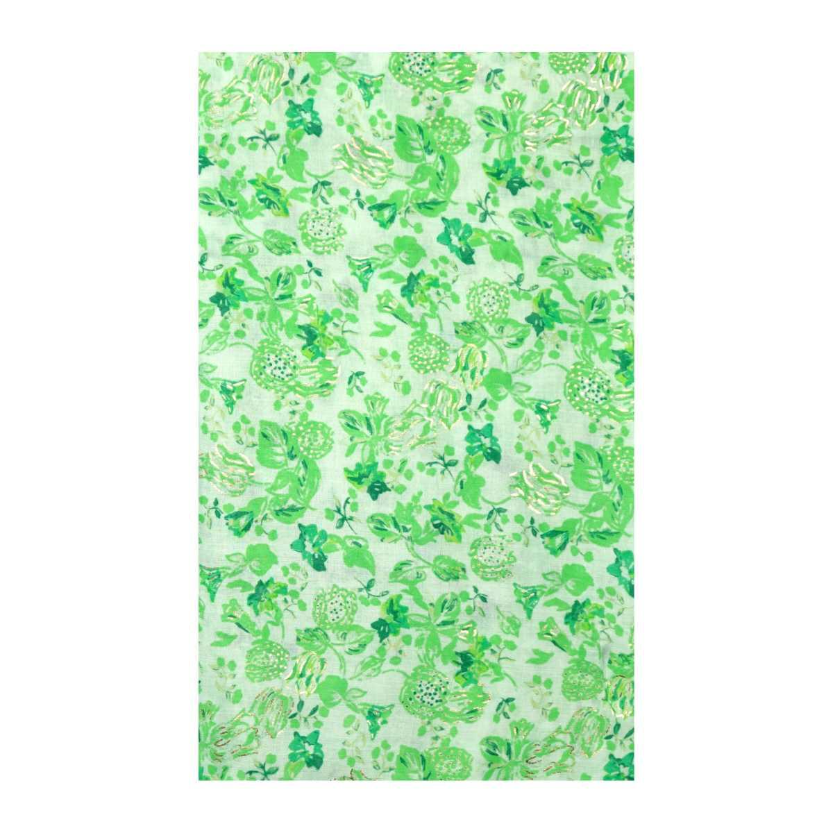 Sciarpa donna in viscosa motivo floreale con dettagli dorati Martissima by Marta Marzotto