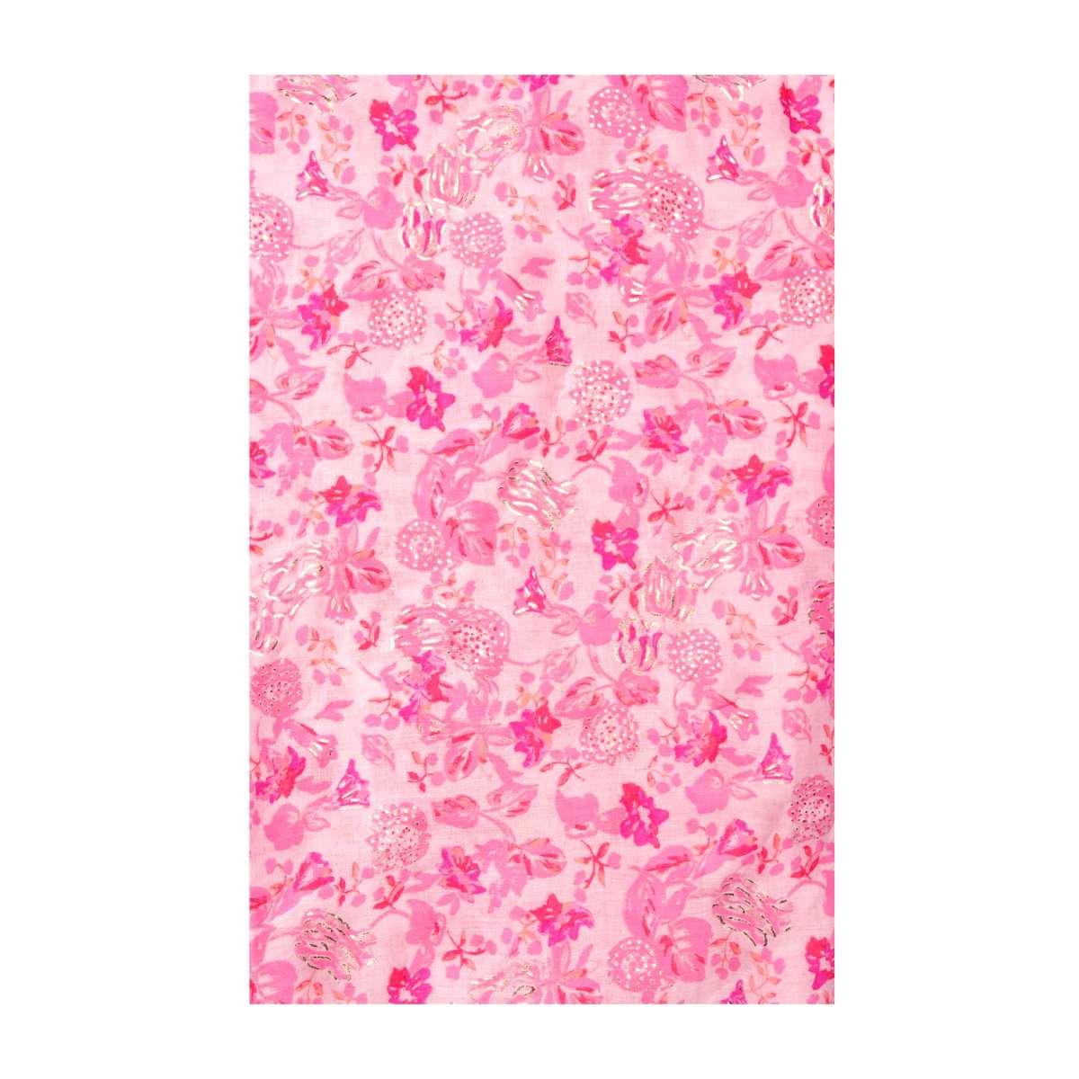 Sciarpa donna in viscosa motivo floreale con dettagli dorati Martissima by Marta Marzotto