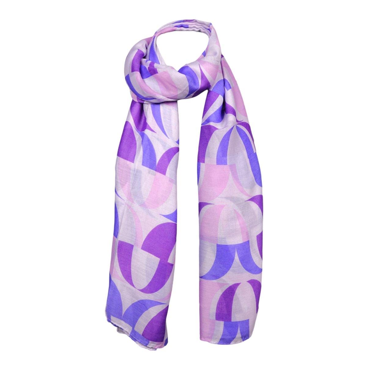 Sciarpa donna in viscosa motivo geometrico Martissima by Marta Marzotto