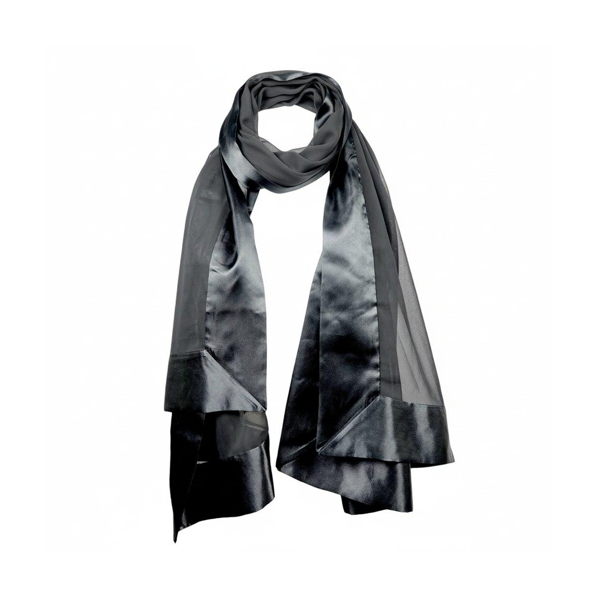 Sciarpa donna in viscosa con bordo satinato Martissima by Marta Marzotto