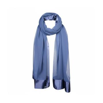 Sciarpa donna in viscosa con bordo satinato Martissima by Marta Marzotto