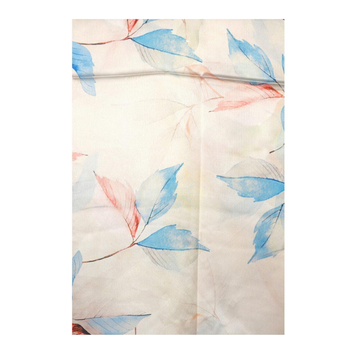 Sciarpa donna traslucida in viscosa fantasia foglie Martissima by Marta Marzotto