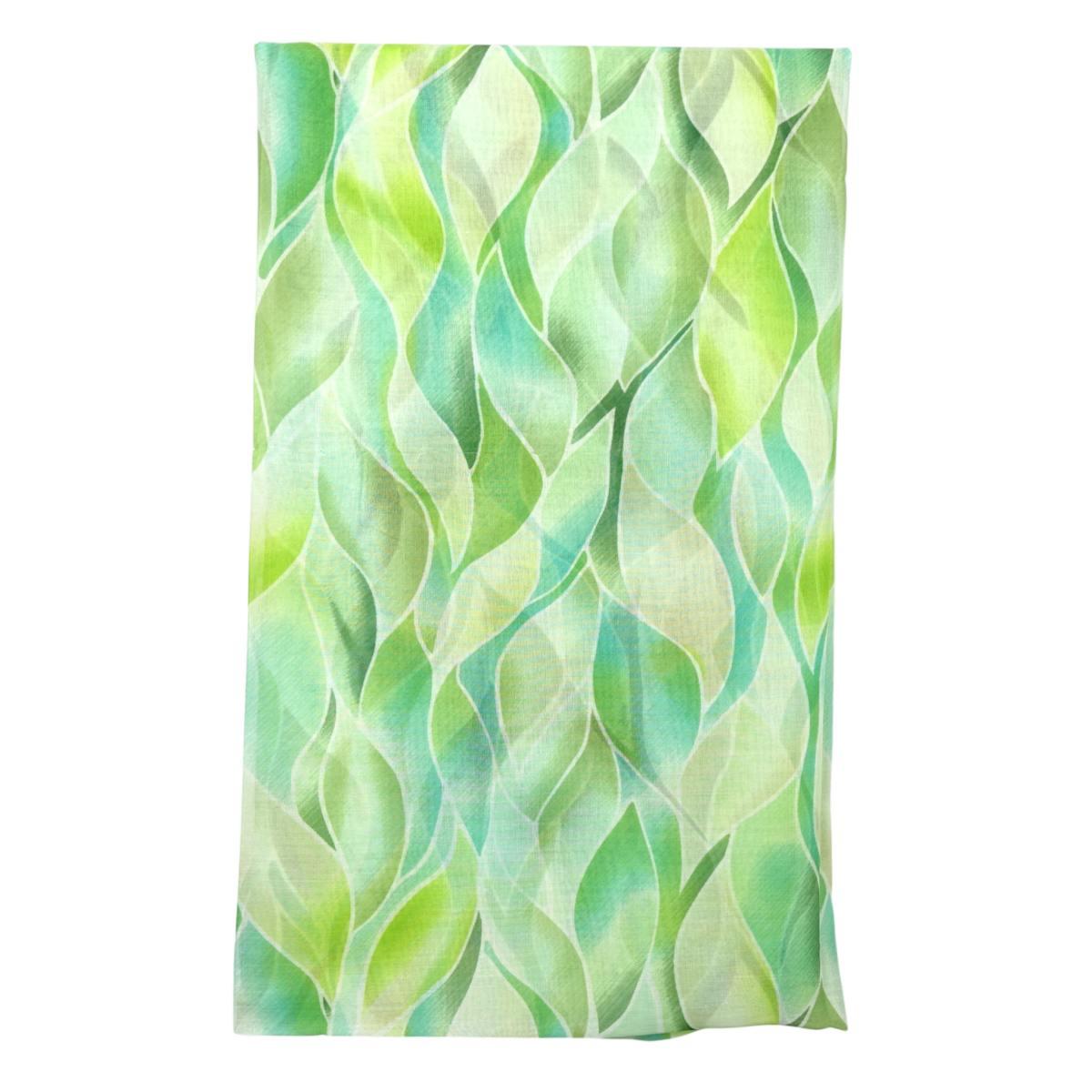 Sciarpa donna in viscosa fantasia foglie Regina Schrecker