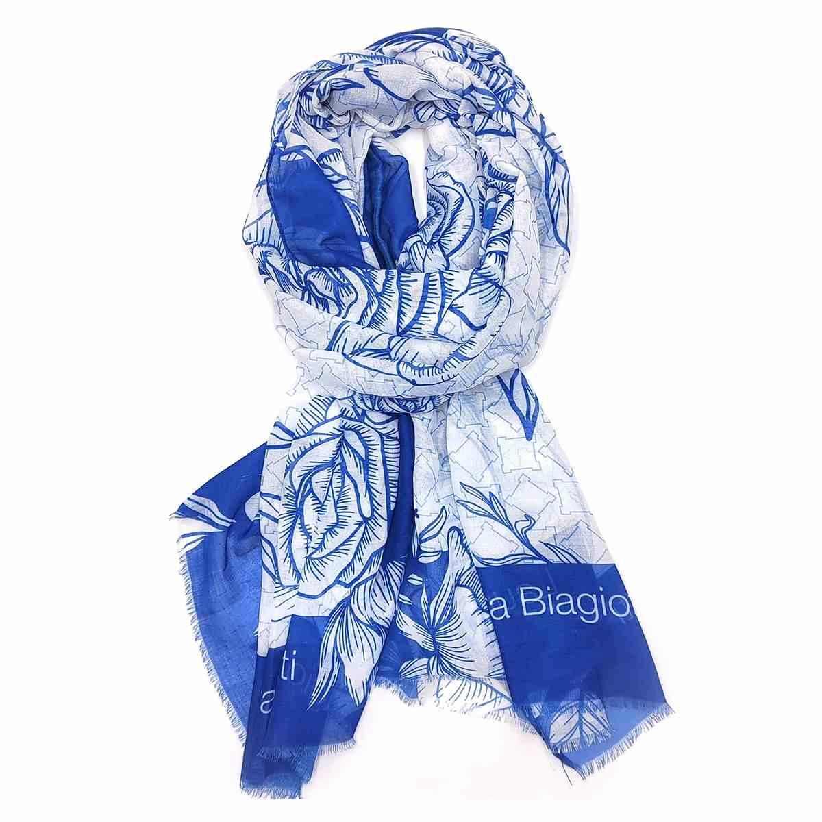 Sciarpa donna fiori ink Laura Biagiotti