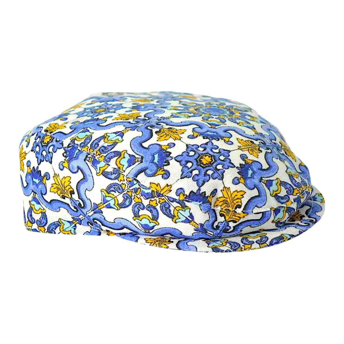 Coppola uomo fantasia maioliche