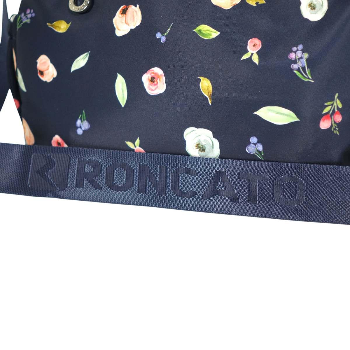 Borsa donna tracolla stampa fiori in sintetico Roncato