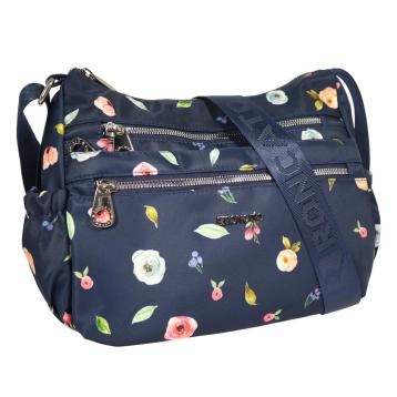 Borsa donna tracolla stampa fiori in sintetico Roncato
